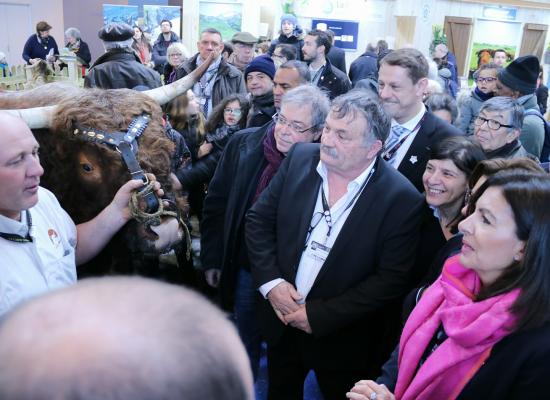 visite de la maire de Paris