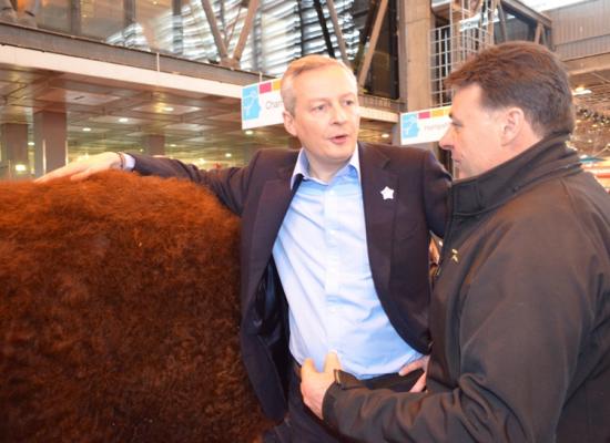 Bruno Le Maire avec Lionel DUFFAYET