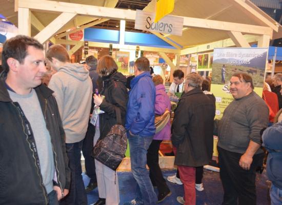 Dégustation de Produits "SALERS" sur le stand du GSE