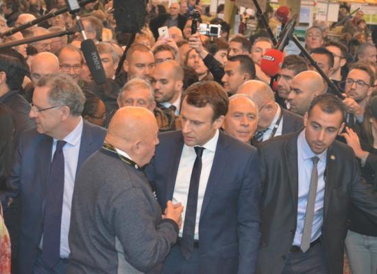 Visite d'Emmanuel MACRON