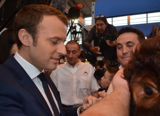 Visite d'Emmanuel MACRON