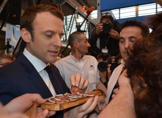 Visite d'Emmanuel MACRON